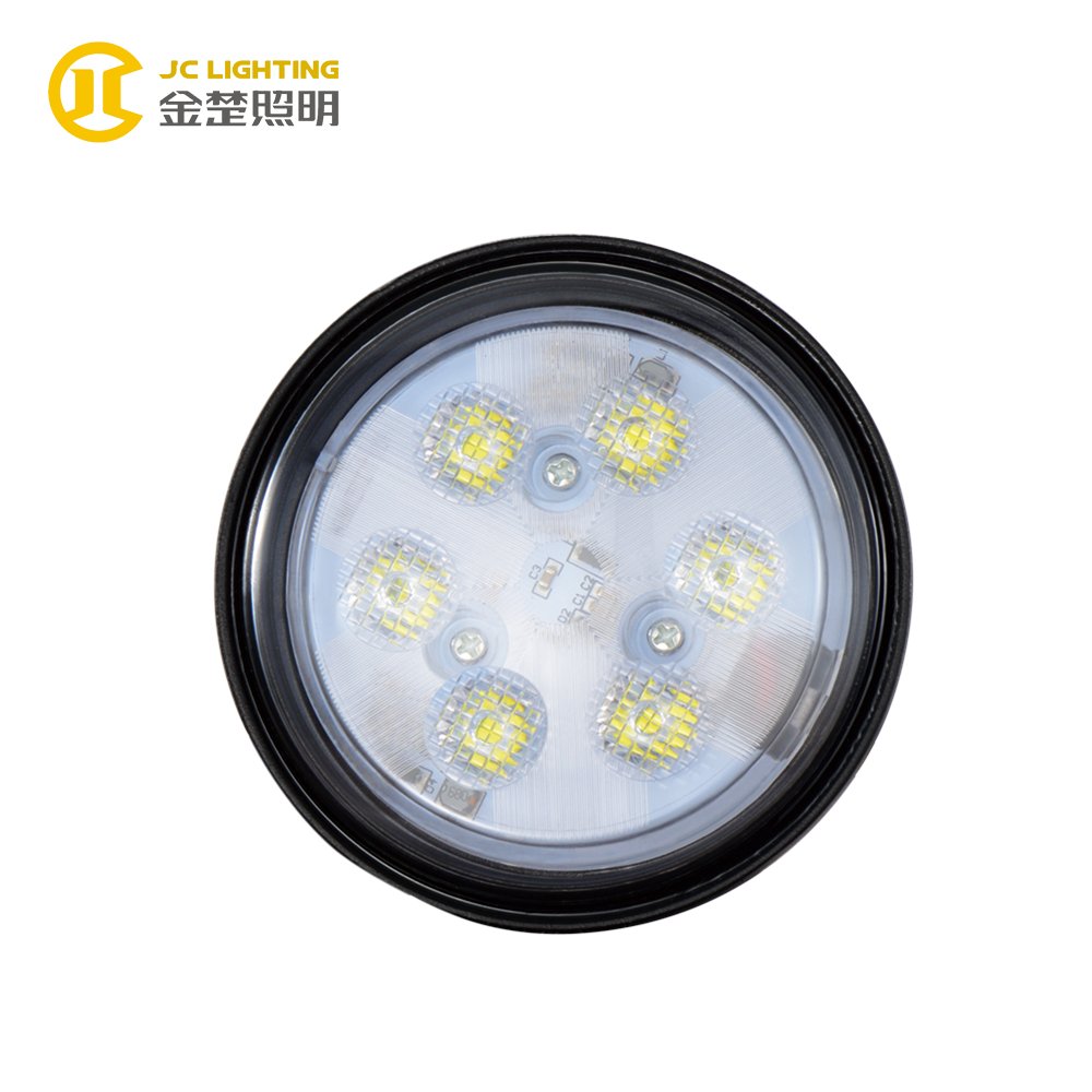 JC0304C-18W IP68 Offroad Cree Round 18W LED Tractor Light 12V 24V Working Light