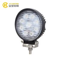 JC0307F-27W Round 27W Offroad LED Work Light for Truck Jeep Tractor Marine Ship Boat