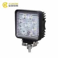 JC0307-27W Square High Quality with E-mark Certificate Spot Flood 27W LED Work Light