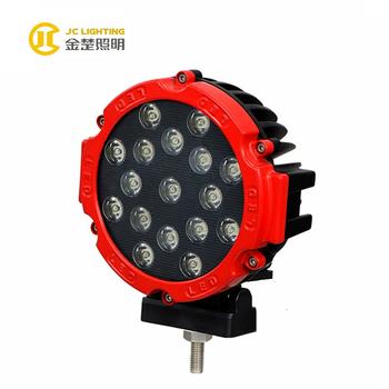 JC0312-51W Favorable Super Bright Round 7 inches 51W LED Work Light for Offroad Truck Heavy Duty